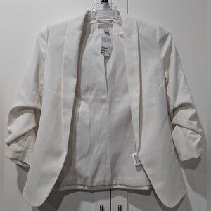 H&M Cream Color Blazer Size 10 XXS